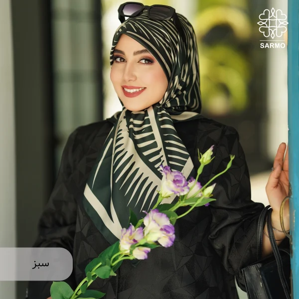 روسری ابریشم توییل پالمیرا - اقتصادی - Image 2