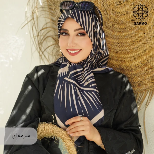 روسری ابریشم توییل پالمیرا - اقتصادی - Image 24