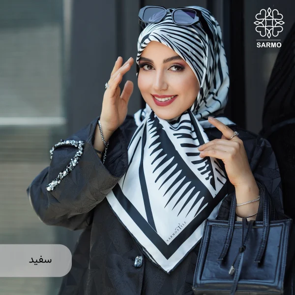 روسری ابریشم توییل پالمیرا - اقتصادی - Image 5