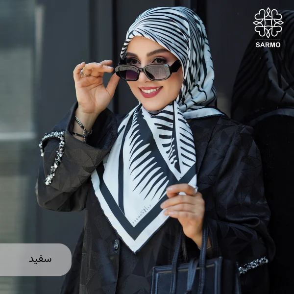 روسری ابریشم توییل پالمیرا - اقتصادی - Image 6