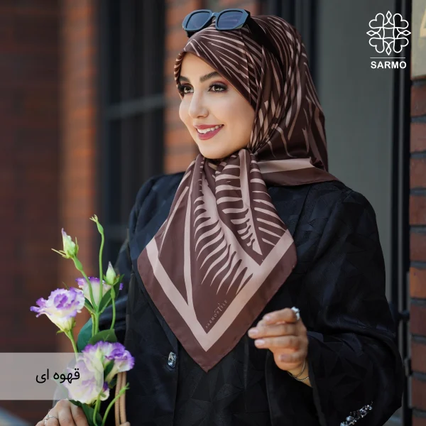روسری ابریشم توییل پالمیرا - اقتصادی - Image 17