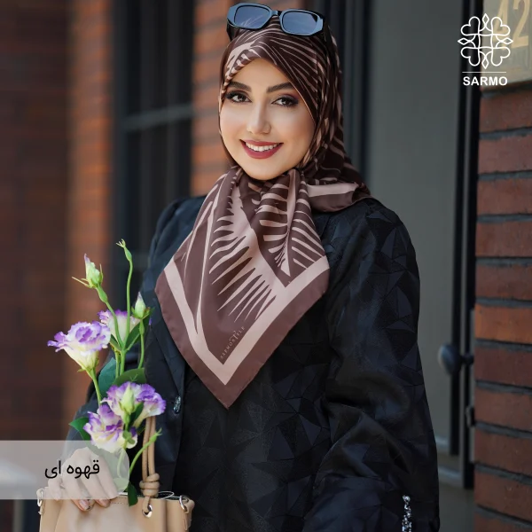 روسری ابریشم توییل پالمیرا - اقتصادی - Image 18
