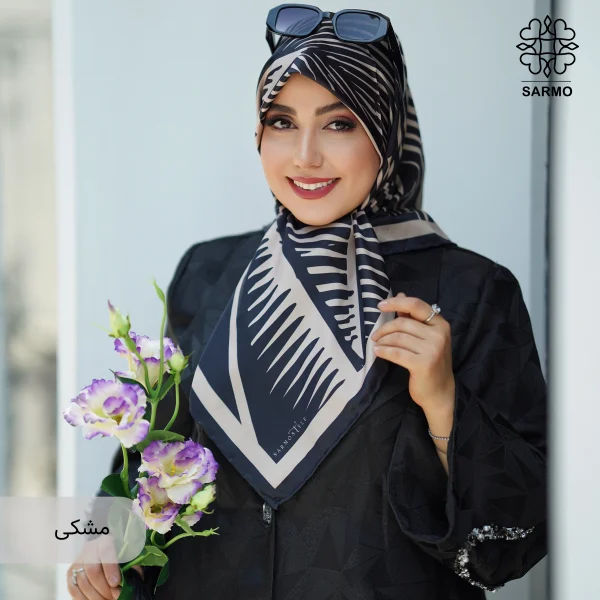 روسری ابریشم توییل پالمیرا - اقتصادی - Image 8