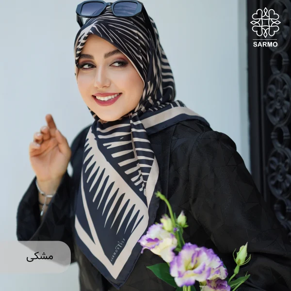 روسری ابریشم توییل پالمیرا - اقتصادی - Image 10