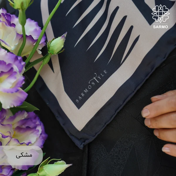 روسری ابریشم توییل پالمیرا - اقتصادی - Image 12