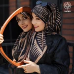 روسری ابریشم توییل پالمیرا