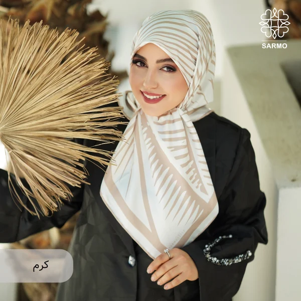 روسری ابریشم توییل پالمیرا - اقتصادی - Image 28