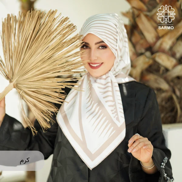 روسری ابریشم توییل پالمیرا - اقتصادی - Image 29