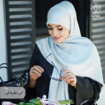 روسری ژاکارد رونا طرح پر- 140 - Image 18