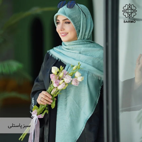 روسری ژاکارد رونا طرح پر 140 - تصویر 11