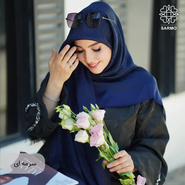 روسری ژاکارد رونا طرح پر 140 - تصویر 13