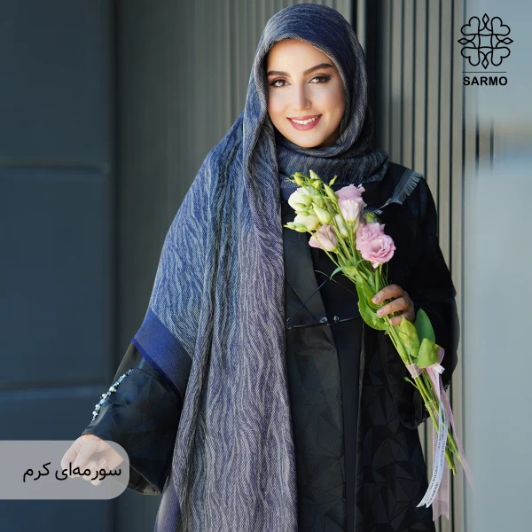 روسری ژاکارد رونا طرح پر 140 - تصویر 8
