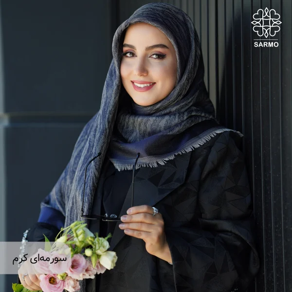 روسری ژاکارد رونا طرح پر 140 - تصویر 10