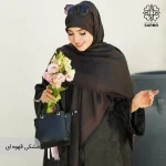 روسری ژاکارد رونا طرح پر- 140 - Image 3