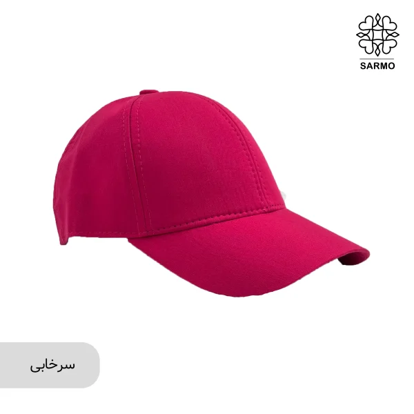 کلاه کپ زنانه کتان ساده - Image 4