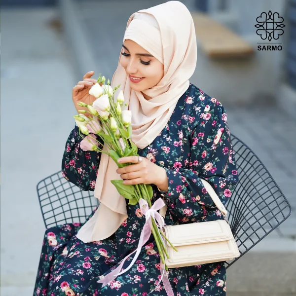 عبا پیراهنی الیزه زمرد - Image 7