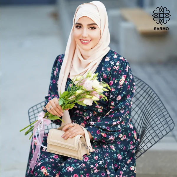 عبا پیراهنی الیزه زمرد - Image 3