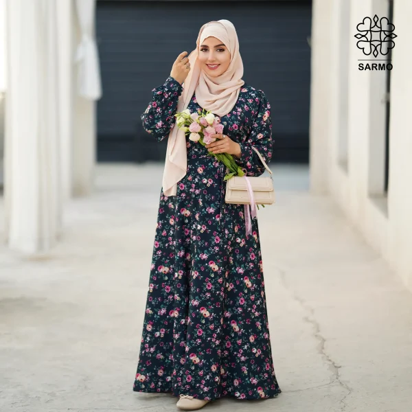 عبا پیراهنی الیزه زمرد - Image 8