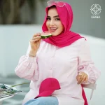 شومیز پاستیلی صورتی
