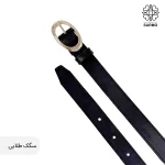 کمربند 2.5 سانت کلاسیک بیضی کد003 - Image 3