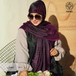 روسری ژاکارد رونا طرح زنجیر - Image 4
