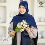 روسری ژاکارد رونا طرح زنجیر - Image 5