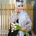 روسری ژاکارد رونا طرح زنجیر - Image 10