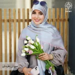 روسری ژاکارد رونا طرح زنجیر - Image 11