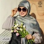 روسری ژاکارد رونا طرح زنجیر - Image 12