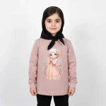بلوز دخترانه طرح دل آرا