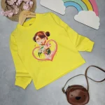بلوز دخترانه طرح نورای مهربان - Image 2