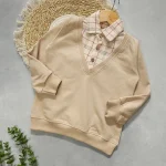 بلوز پسرانه طرح دویقه چهارخانه - Image 4
