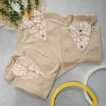 بلوز پسرانه طرح دویقه چهارخانه - Image 5
