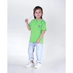 تیشرت جودون گل نمدی یقه ب ب - Image 6