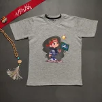 تیشرت پسرانه ملانژ طرح زائر کوچولو - Image 3