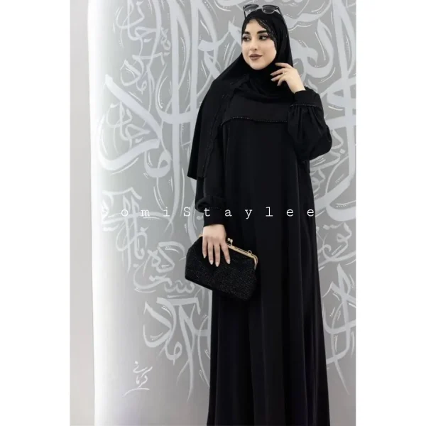 عبای لوکس و کریستال دوزی مهتاب - تصویر 2