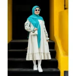 پیراهن عبایی نلین - Image 6