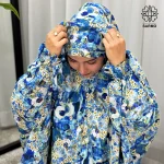 چادرنماز آستین‌دار نیلگون - Image 13