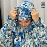 چادرنماز آستین‌دار نیلگون - Image 14