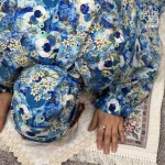 چادرنماز آستین‌دار نیلگون - Image 15