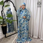 چادرنماز آستین‌دار نیلگون - Image 3