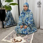 چادرنماز آستین‌دار نیلگون - Image 8