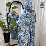 چادرنماز آستین‌دار نیلگون - Image 9