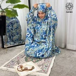 چادرنماز آستین‌دار نیلگون - Image 10