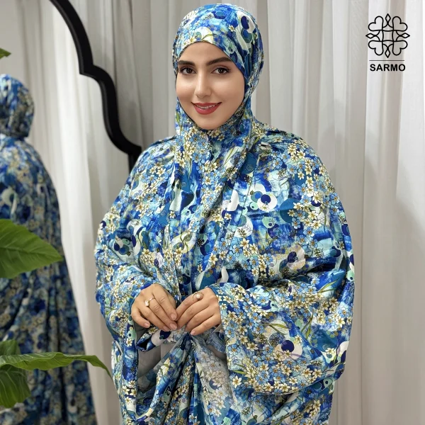 چادرنماز کیسه ای نیلگون - تصویر 10