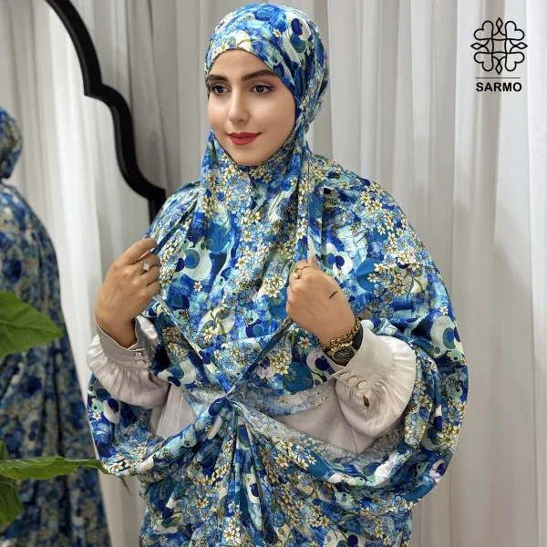 چادرنماز کیسه ای نیلگون - تصویر 11