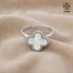 انگشتر استیل ونکلیف سفید کد 509428020 - Image 2