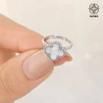 انگشتر استیل ونکلیف سفید کد 509428020 - Image 3