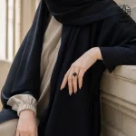 انگشتر استیل ونکلیف مشکی طلایی کد 505428019 - Image 4