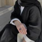 انگشتر استیل ونکلیف مشکی نقره ای کد 509428020 - Image 4